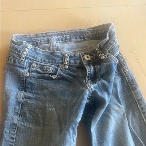 Cowgirl Tuff Blue Boot Cut Jeans Classic Denim